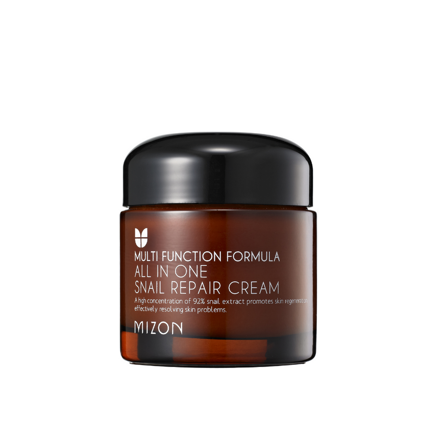 All In One Snail Repair Cream 75ml från MIZON, en K-beauty-favorit.