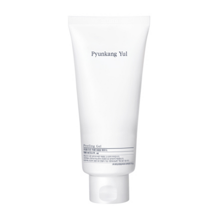 En tub Pyunkang Yul Peeling Gel 100ml på vit bakgrund.